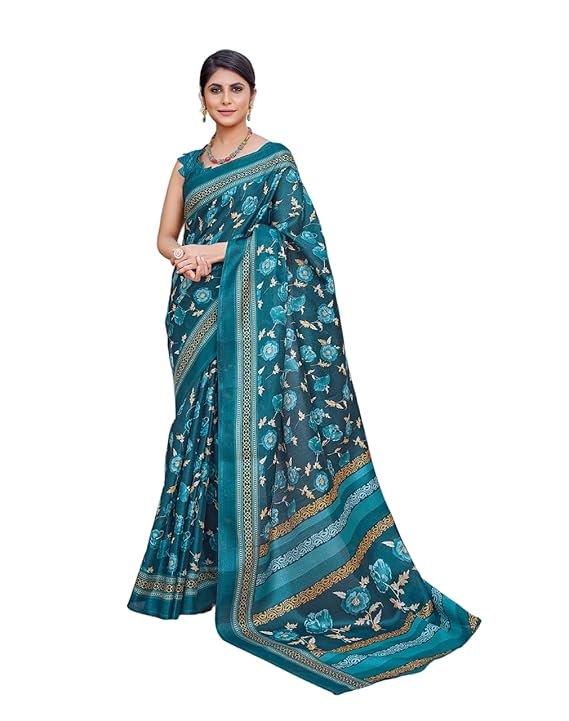 Yashika Women's Printed Trendy Art Silk Saree with Blouse Material||AZ-YS-P1-GULZAR-Parent