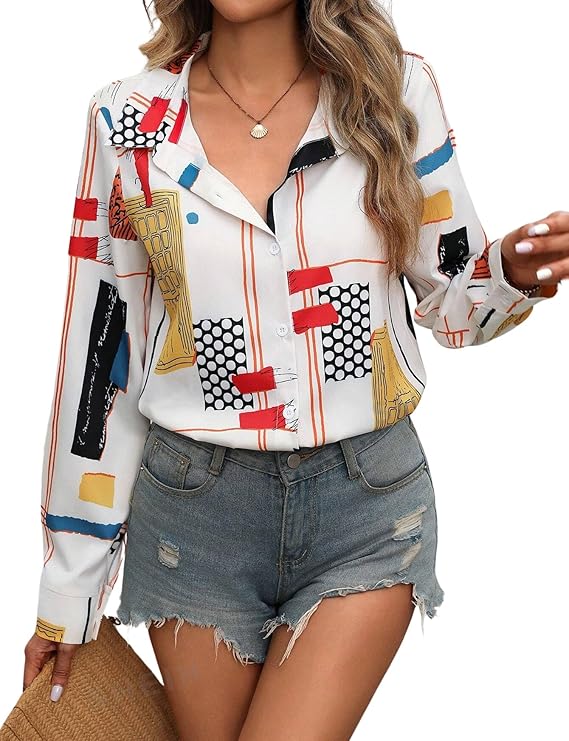 TOPLOT Shirt for Woman || Tops for Woman || Long Sleeve Casual Women Shirt (5110)