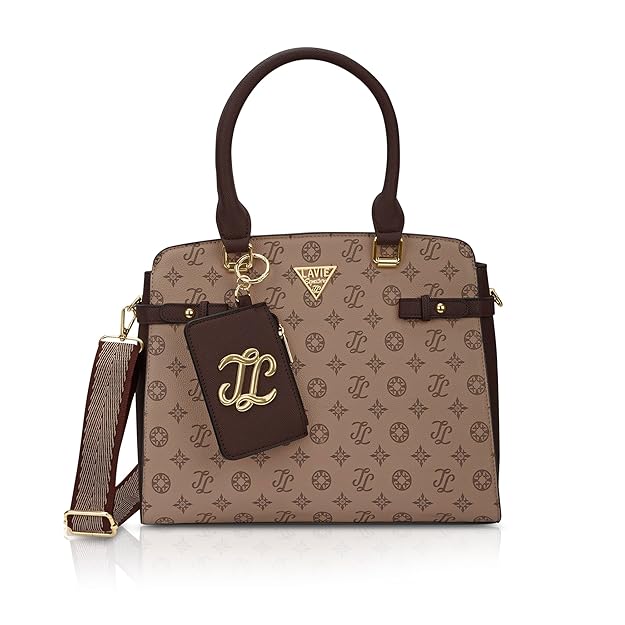 Lavie Signature Women's Mono Napa Satchel Handbag for Women | Satchel Bag for Work | Ladies purse | Stylish Shoulder Bag | Gift For Women