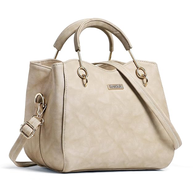 WOMEN MARKS® Texture Plain Hand/Sling Bag for Girls/Women with Detachable and Adjustable Shoulder Strap.