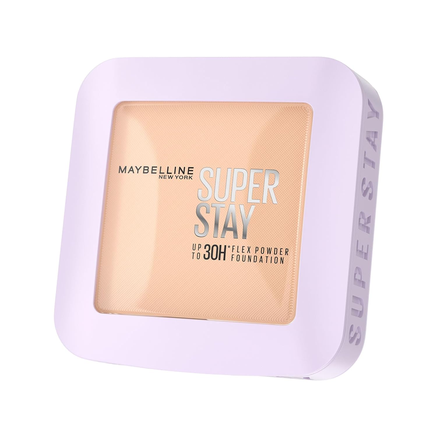 Maybelline New York Super Stay Flex Powder Foundation Compact, 110, Full Coverage, 30H Full Coverage, Perfect for Oily Skin, Waterproof & Sweatproof, 9g