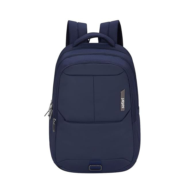 Safari Forge 34L Laptop Backpack, 3 compartments, Raincover, Antitheft pocket, Trolley Sleeve, Organizer, Bottle holder, Front pocket, College bag, school bag, Formal backpack