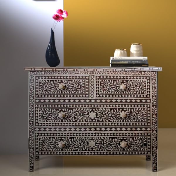 Artisan Bone Inlay Dressers (Choclate)