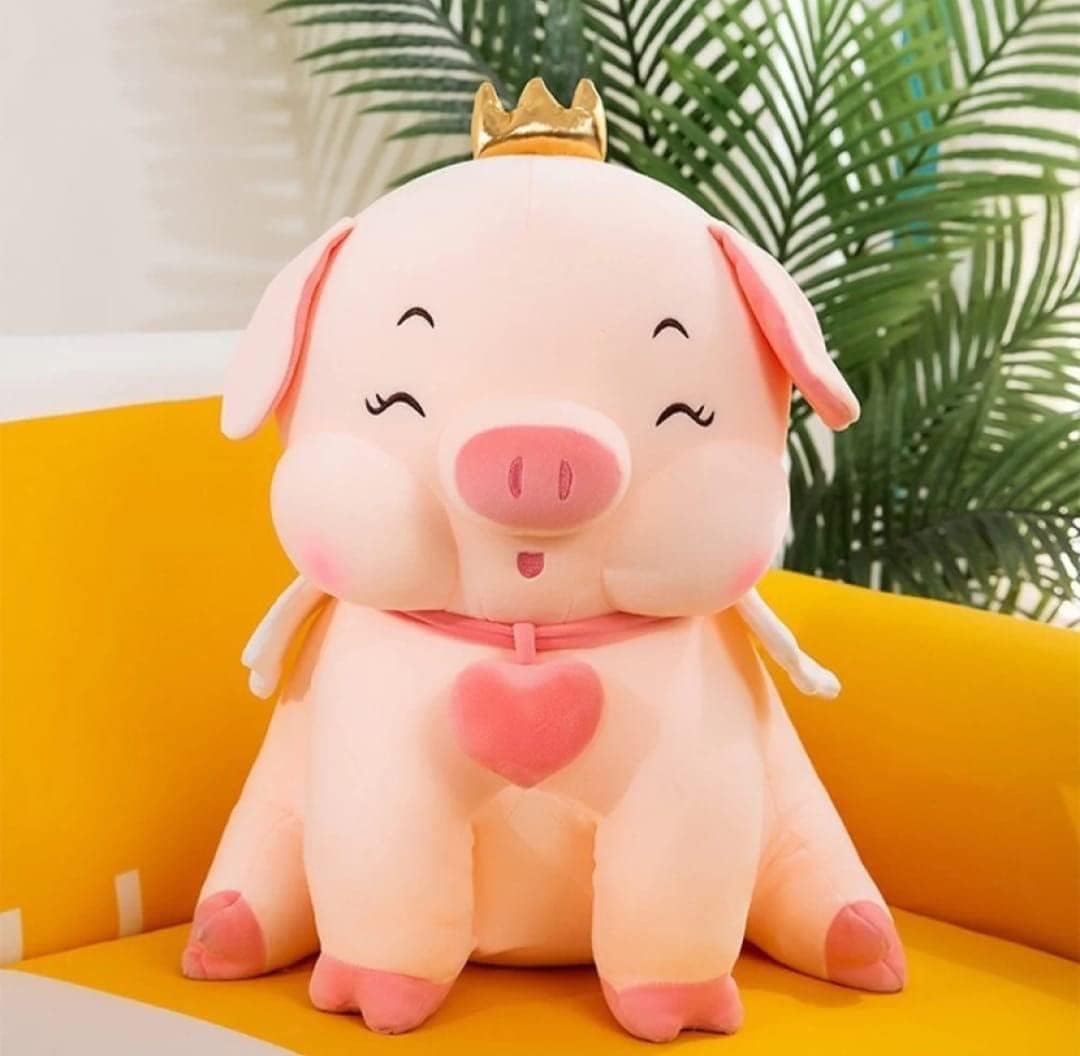 SCOOBA Crown Pig Soft Toys for Kids Babies (Crown Pig 40cm)