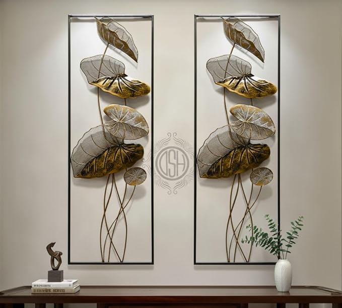 DSH CRAFTING YOUR CURIOSITY Metal Wall Deco Multi Color Wall Hanging Wall Arts For Home Hotel Office Living Room Bedroom Decoration. (iWART-05)