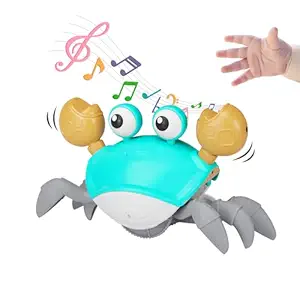 Amazon Brand - Jam & Honey Crawling Crab | Musical Toys for Toddlers | with Led Lights | Great Birthday Gift | Toys for Kids