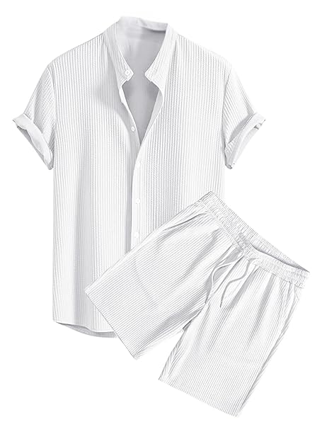 GRECIILOOKS Co-ord Set for Men Solid POLY LYCRA BLEND T-Shirt & Shorts Nightwear Set | Summer Loungewear, Beachwear & Night Suit for Daily Comfort