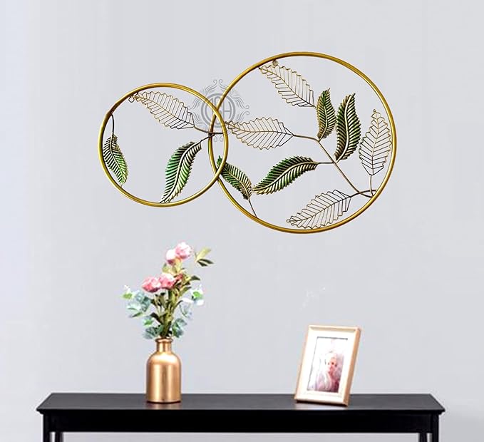 DSH CRAFTING YOUR CURIOSITY Metal Handcrafted Wall Hanging Wall Decor (24X16 Inch) Wall Art For Home Decoration. (iWART-24-green)
