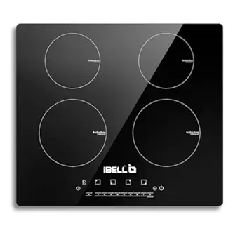iBELL EMINENCE04, 7200W, Induction Hob – High-Performance Electric Cooktop with Boost Mode, 9 Adjustable Power Levels, Touch Panel, and Toughened Glass Surface.