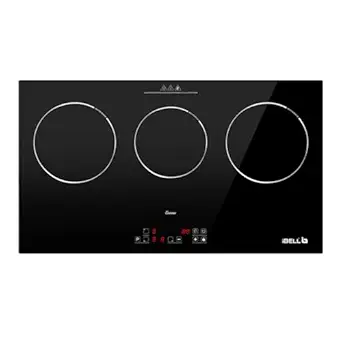 iBELL EMINENCE03 Induction hob, 5600W, Touch Control Panel, 8 Power Levels, Auto-Off Safety, Tempered Glass Surface (Black