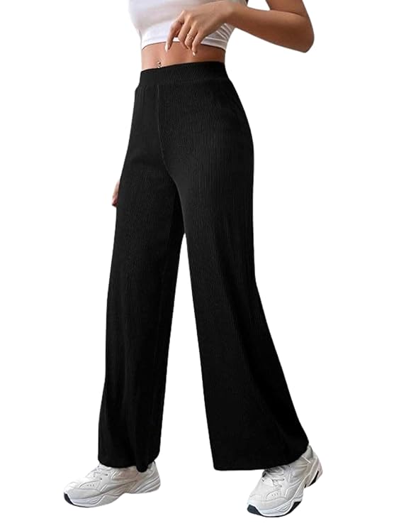 GRECIILOOKS Women’s Parachute Cargo Pants – High Waist Flared Korean Trousers| Trendy Casual Wear for Daily & Travel Use (Available in Plus Size)