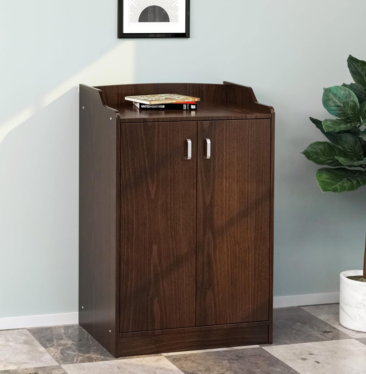 Nilkamal Engineered Wood Shoe Cabinet (Alpine)