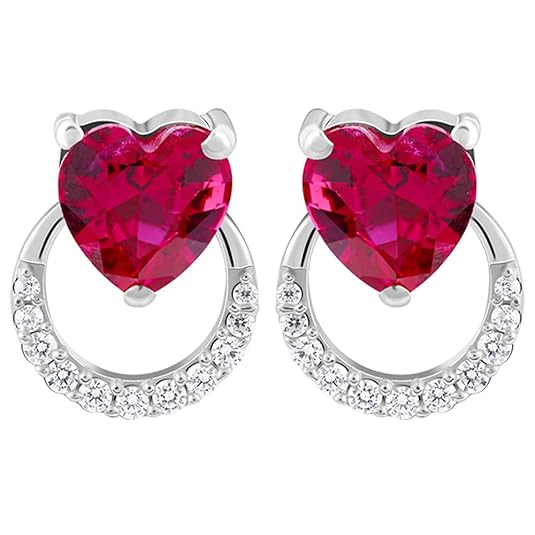 GIVA 925 Silver Perfect Earrings| Gift for Girlfriend | With Certificate of Authenticity and 925 Stamp | 6 Months Warranty*