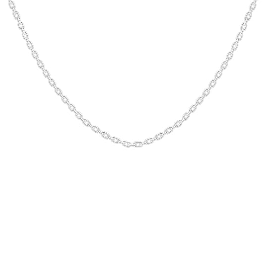 GIVA 925 Silver Sparkle Minimalist Link Chain| Gifts for Women and Girls | With Certificate of Authenticity and 925 Stamp | 6 Months Warranty
