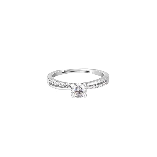 GIVA 925 Silver Passionate Love Ring | Gifts for Girlfriend, Gifts for Women and Girls | With Certificate of Authenticity and 925 Stamp | 6 Month Warranty