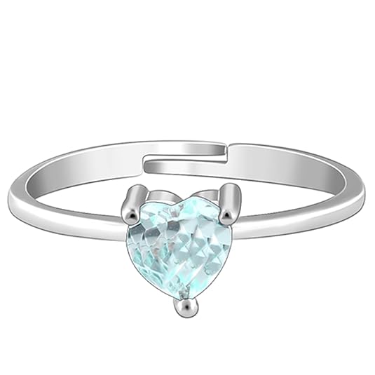GIVA 925 Silver Stereo Hearts Ring, Adjustable | Gifts for Girlfriend, Gifts for Women and Girls | With Certificate of Authenticity and 925 Stamp | 6 Month Warranty*