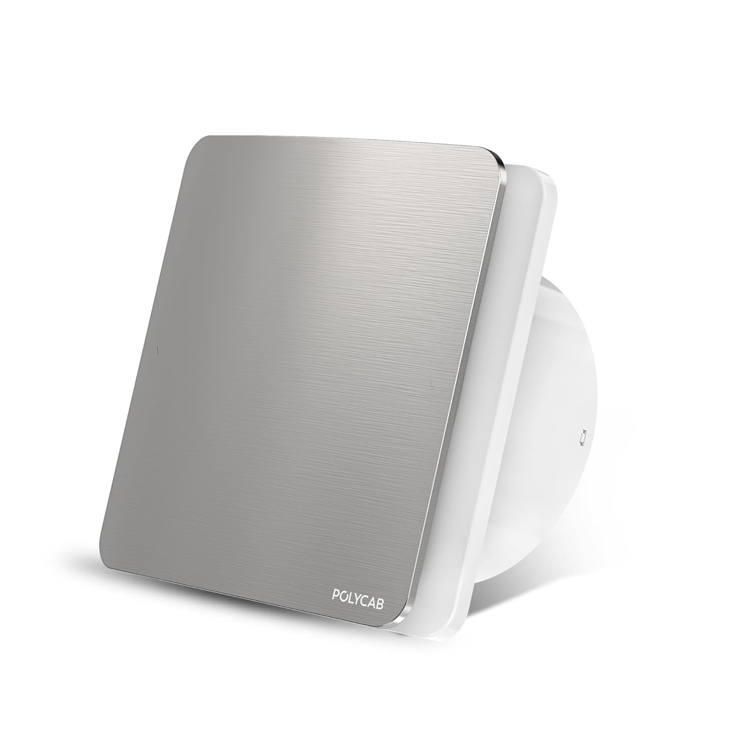 Polycab Freshly Prime 150mm Air Exhaust fan for Kitchen, Bathroom | Noiseless, Sleek Design Easy to Clean | High Speed, Powerful Motor, 100% Copper Winding, 3 Year Warranty【Steel Finish】