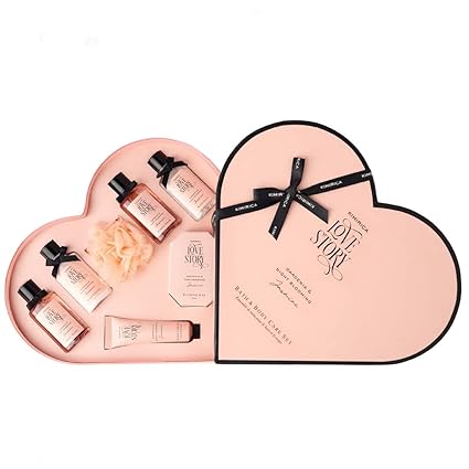KIMIRICA Gift Set Love Story Moment For Women & Men| Luxury Bath And Body Care Set For Husband & Wife |Birthday Gift Kits|Anniversary To Pamper Your Loved Ones For All Occasion & Ages|Pack Of 7