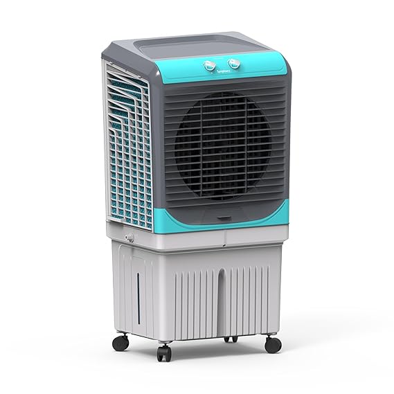 Symphony Maxwind 100XL+ Desert Air Cooler | 3-Side Honeycomb Pads | High-Capacity Cooling Technology | Powerful Air Cooler Fan | Easy-Fill System | 1-Year Warranty