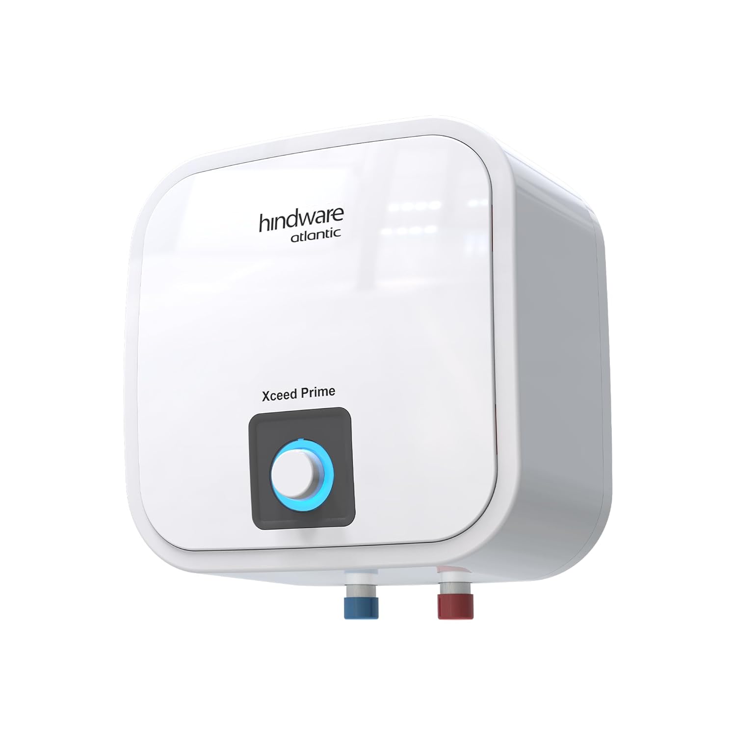 Hindware Atlantic Xceed Prime 10L, 2Kw, Glasslined Coated Tank, Storage Water Heater, White