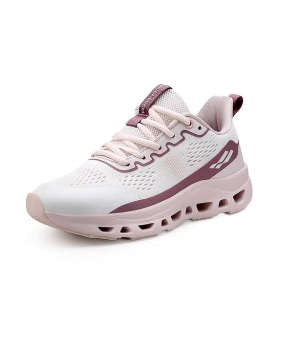 Bacca Bucci Balance Women’s Sports Sneakers | Lightweight Jacquard Running Shoes with Rebound Cushion Sole | EVA + Rubber Durable Outsole | Soft Insole & All-Day Comfort Trainers