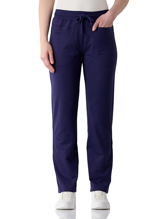 Amazon Brand - Symbol Women's Straight Fit All-Season Jogger Track Pant (Mid Rise | Ankle Length) (Available in Plus Sizes)