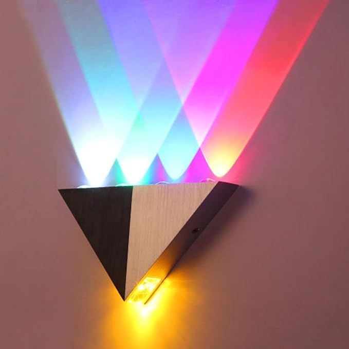 SINOMAN 5 Watt LED Outdoor Wall Light Lamp Waterproof, Up-Down Lights for Outdoor Wall, Multicolor LED Wall Mount Light V-Shape Wall Light for Living Room, Bedroom, Kitchen, Stairs Staircase, Balcony
