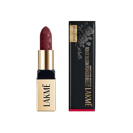 LAKMÉ Rouge Bloom Powder Matte Bullet Plum Garden-208-4gm