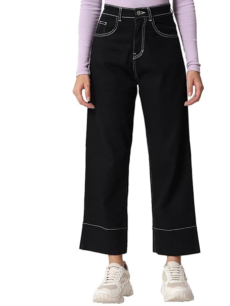 KOTTY Women's Straight Jeans