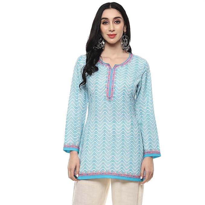 BIBA Women Polyester Straight Fit Kurti
