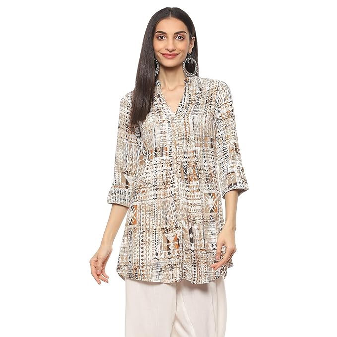 BIBA Women Biba Women Rayon Straight Kurti