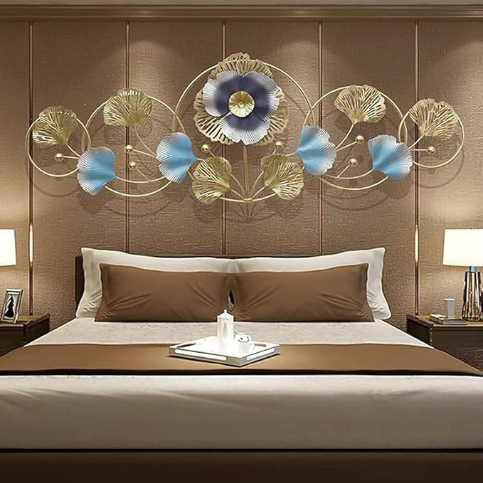 Bharat Art Metal Iron OPPOO Circle Wall Decor | Multicolor Decorative Wall Art & Wall Sculpture for Home, Living Room, Bedroom, Office, Hotels & Café | 52 x 3 x 18 Inch | WD095