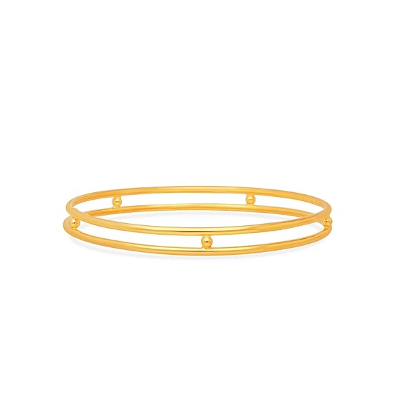 Malabar Gold & Diamonds 22K (916) Yellow Gold Bangle (Kangan) for Kids