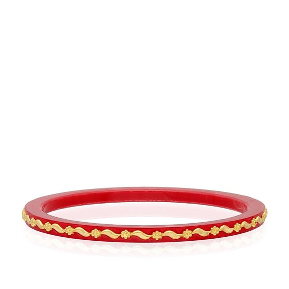 Malabar Gold & Diamonds 22K (916) purity Yellow Gold Malabar Gold Bangle BASRM0001A_Y_2_4 for Women