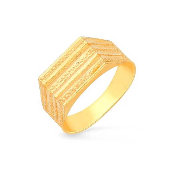 Malabar Gold & Diamonds 22k (916) BIS hallmark Yellow Gold Ring for Women, Cockail Ring FRNOB17433