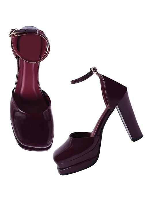 TRYME Fabulous Attractive Perfect for Every Occasion Block Heel Sandal for Women And Girls