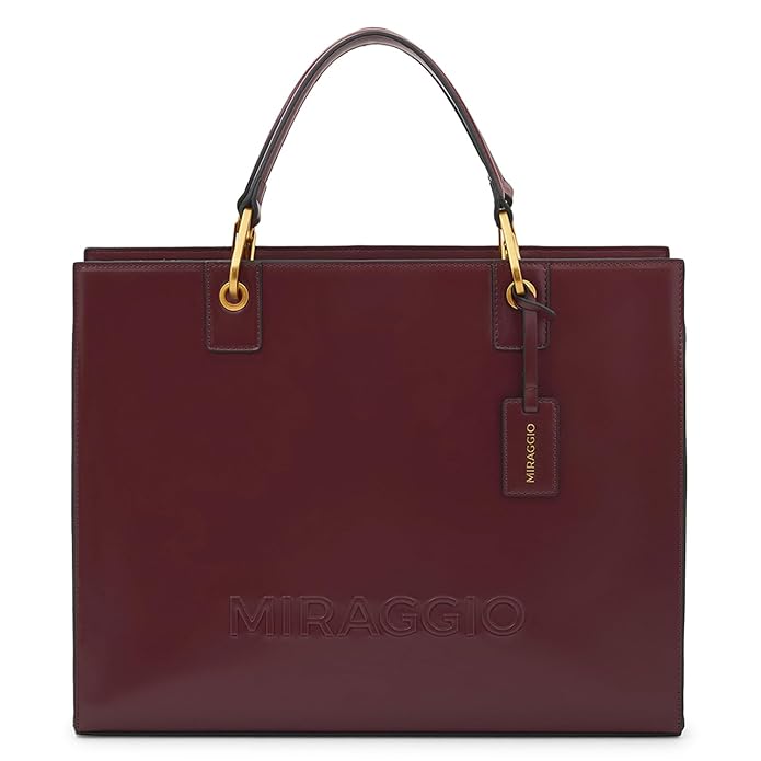 Miraggio Ace Laptop Tote Bag For Women With Detachable Sling Strap | Fits Upto 14 Inches Laptop | Office Bag For Women Stylish
