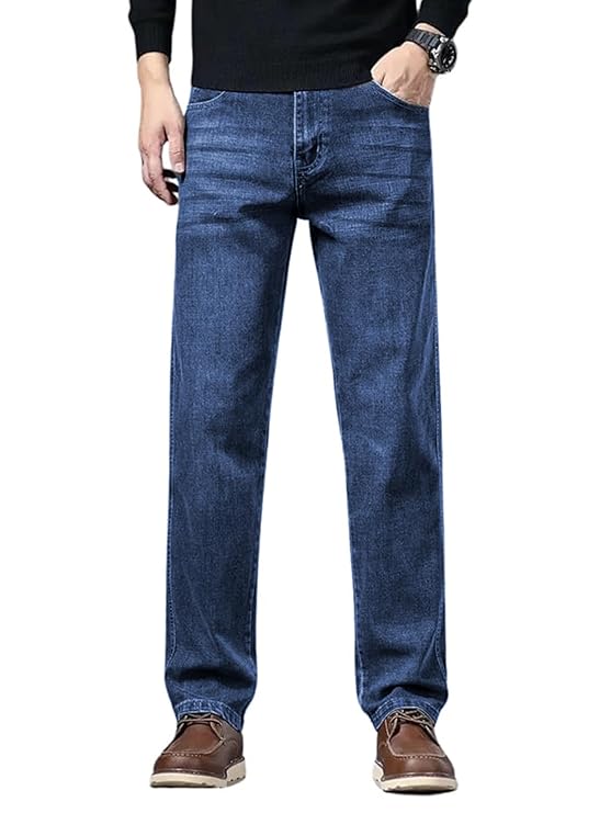 Ben Martin Men's Smart Fit Stretchable Jeans || Mid-Rise Denim Pants with Whisker Wash || Premium Casual Wear Jean for Men || 5 Pocket Jean's for Men's (2)