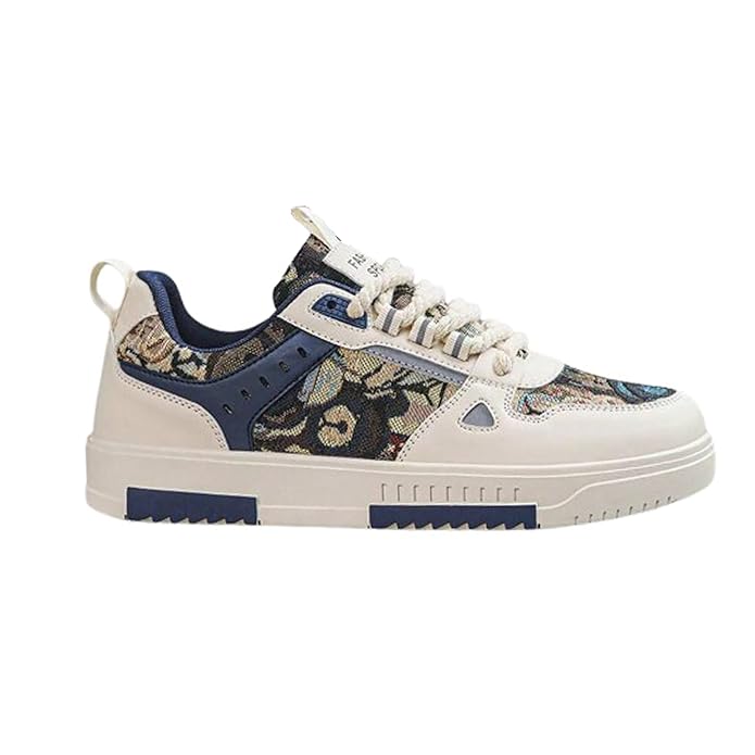 layasa Casual Men White & Blue Sneaker