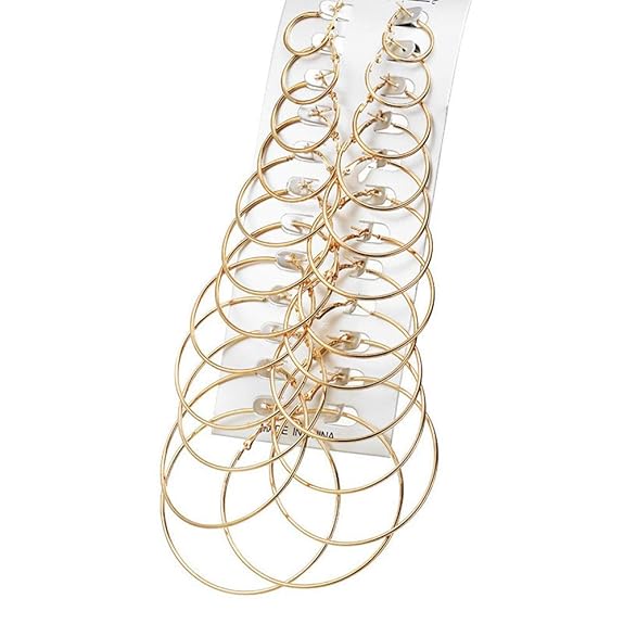 YouBella Jewellery for women Ear rings for women Combo of Hoop Earrings for Girls and Women (Combo)