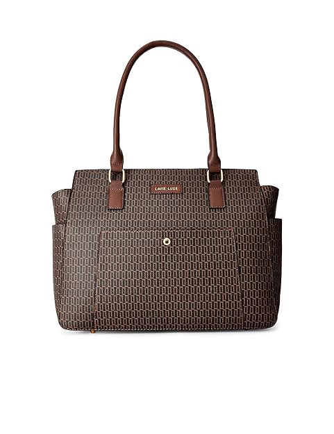 Lavie Luxe Luxe Mono Kelly Tote Bag
