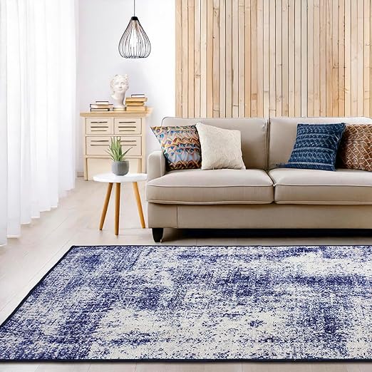 Status 5 x 7 Feet Multi Printed Vintage Persian Carpet Rug Runner for Bedroom/Living Area/Home with Anti Slip Backing