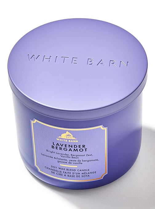 Bath & Body Works Lavender Bergamot 3-Wick Candle