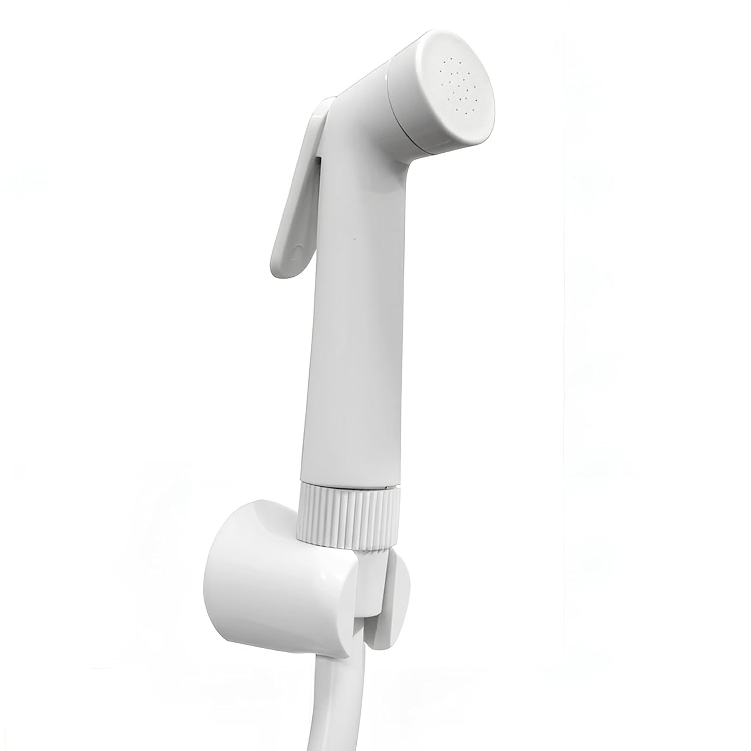 Plantex Jet Spray for Toilet/ABS Health Faucet with 1 Meter Shower Hose Pipe and Wall Hook/Health Faucet Set for Bathroom/Hand Gun for Toilet - (White)