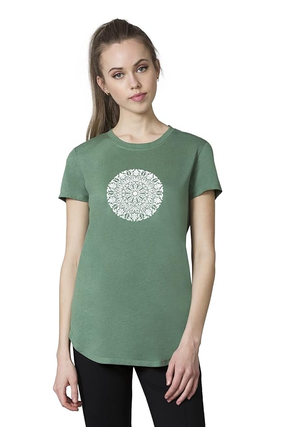 Van Heusen Women's Cotton Regular Fit T-Shirt