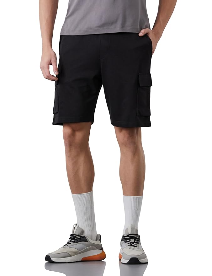 Amazon Brand - Symbol Men's Casual Cargo Knit Shorts