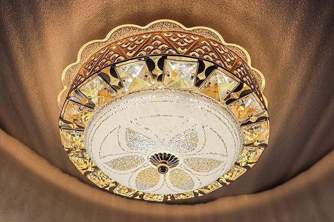 swanart Elegant Crystal Chandelier Ceiling Light - Multi-Layer Luxury Design - Ideal for Dining Room & Living Room