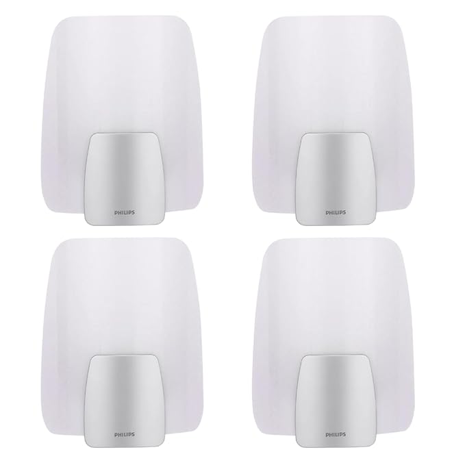 Philips Comet Decorative Wall Lamp | Indoor Wall Light for Living Room & Bedroom | Bulb Base : B22 | Synthetic Finish | Pack of 4 (Bulb Not Included)