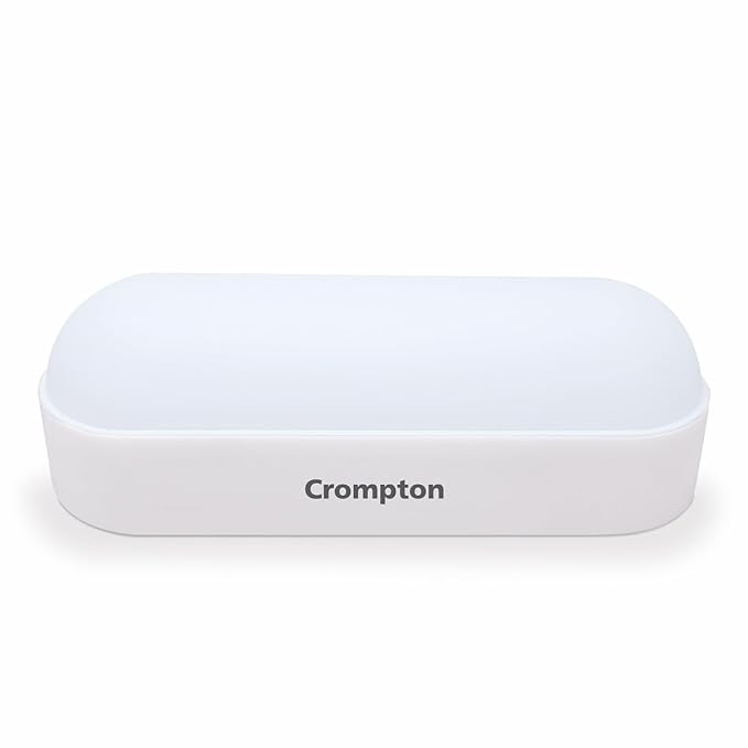 Crompton 10W Wall Lamp LED Rectangle Shape Outdoor Bulkhead Waterproof Light for Outdoor Garden Bathroom Light (Cool Day Light Pack of 1)