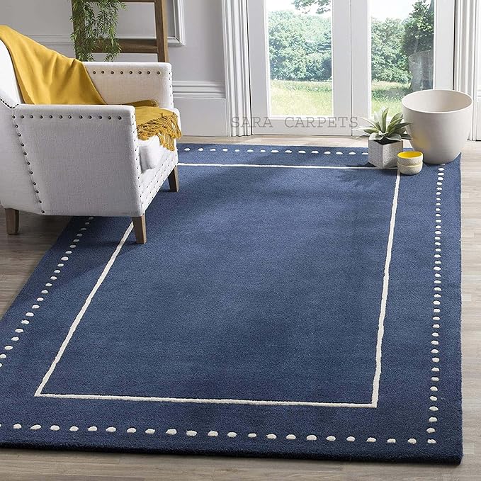 Export Quality Handmade Tuffted Blended Pure Woollen Runner Carpet for Living Room Gallery Size 2 x 6 feet Bedside Carpet (60X180 Cm) Multi
